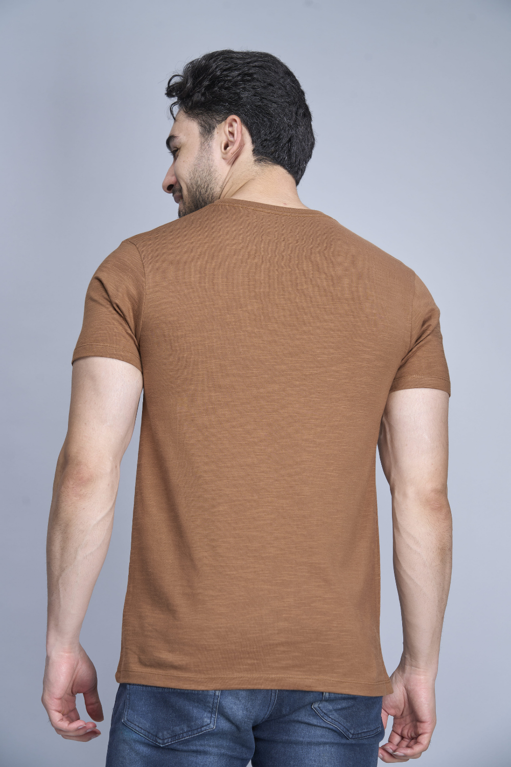 Obsession Solid Sand-Stone T-Shirt T-shirts Maxzone Clothing   