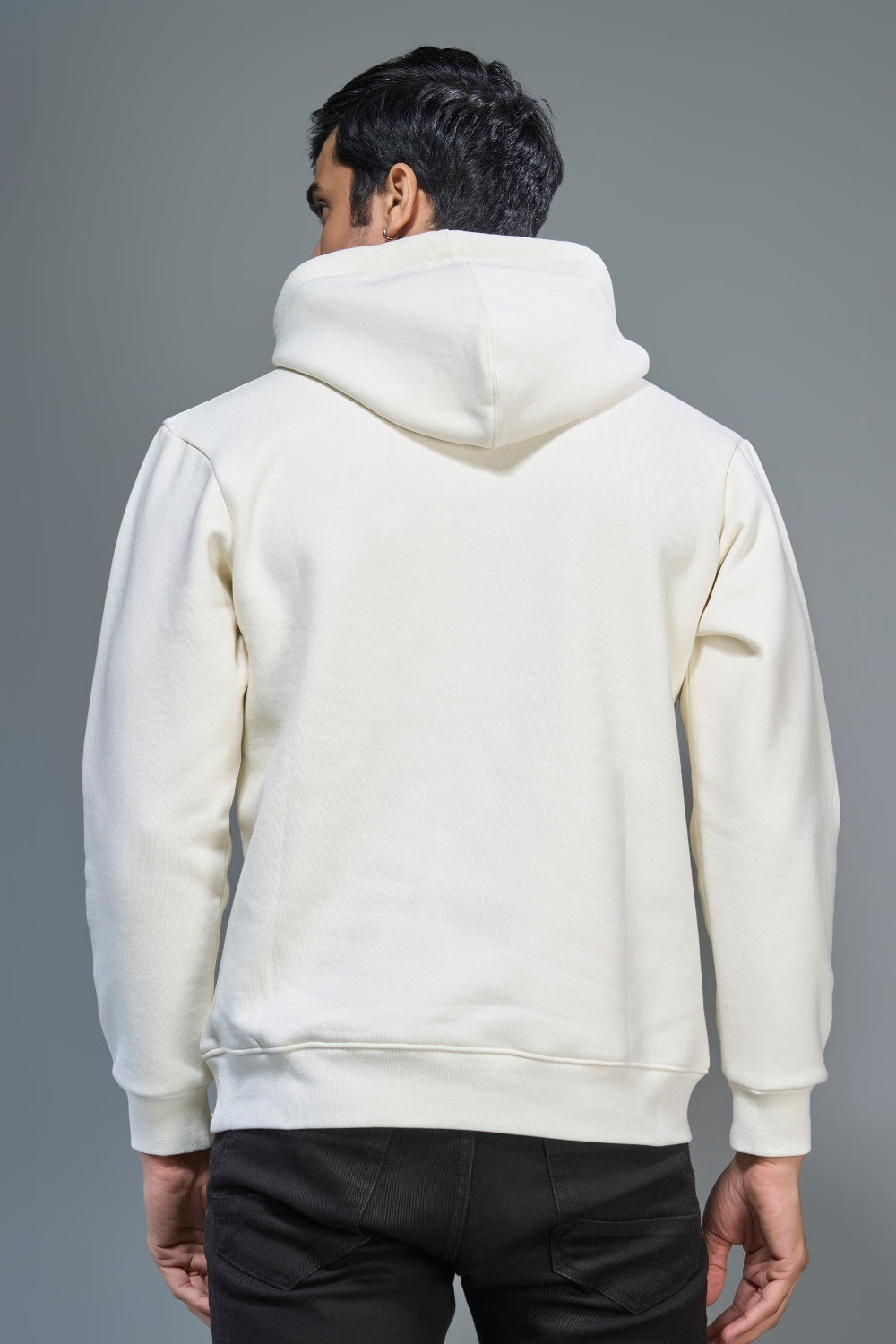 White Hoodie Hoodies Maxzone Clothing   