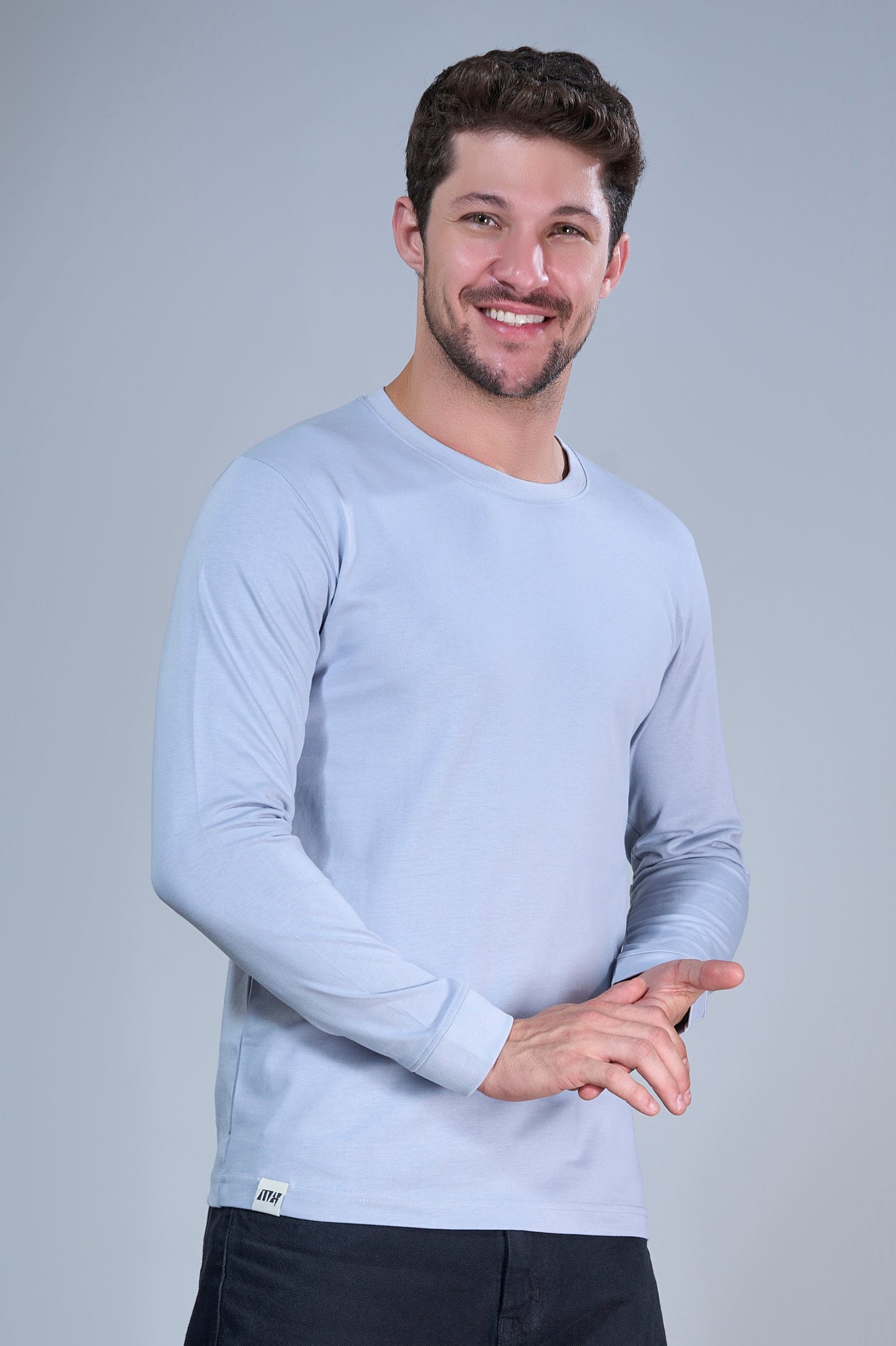 Light Blue Cotton IQ Full Sleeve