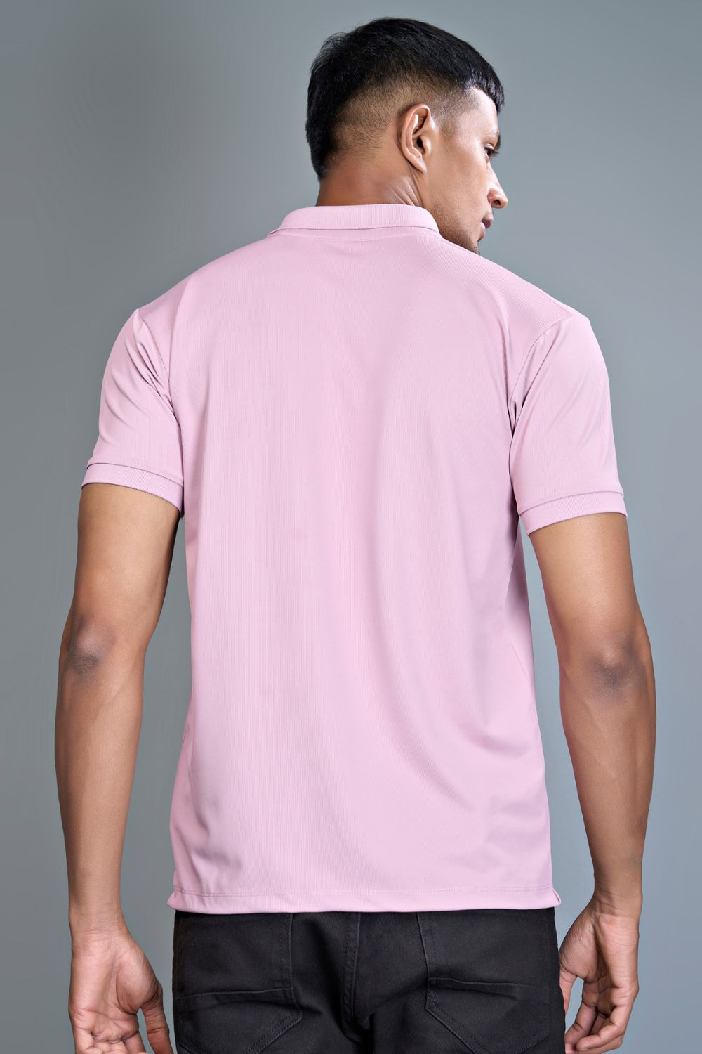 3 Buttons Polo Tshirt - LT. Pink  Maxzone Clothing   