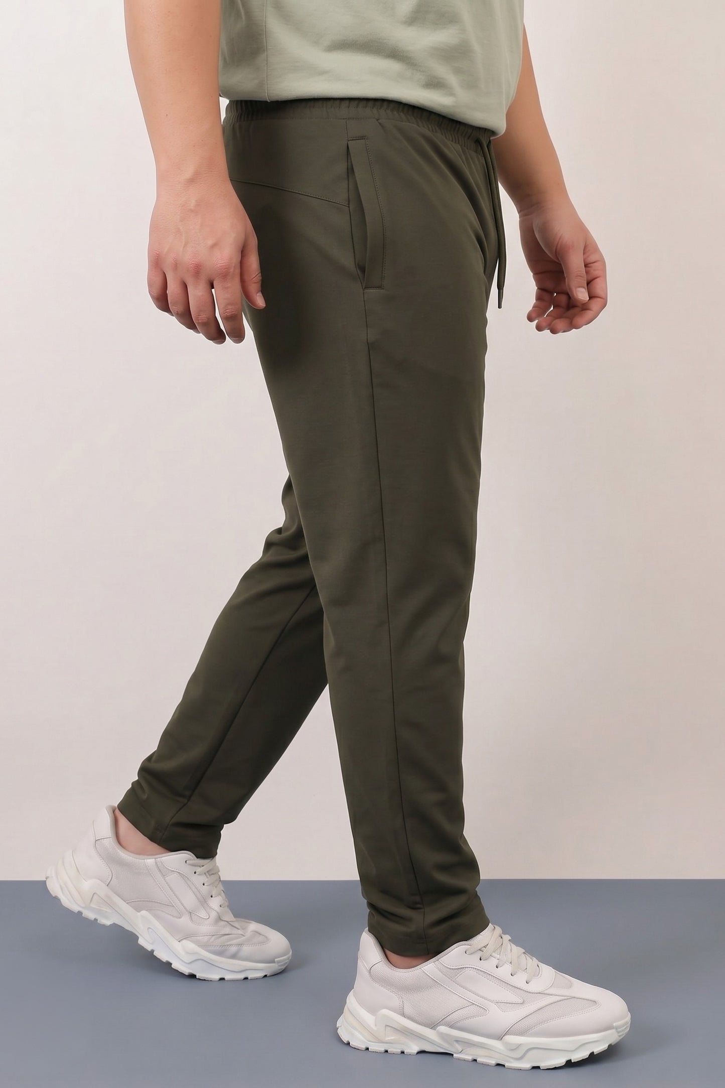 Olive Green - Motion 365 Track Pant Plus Size