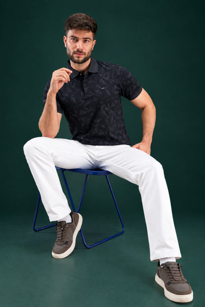 Raven Black - Aurelis Aop Polo T-shirt