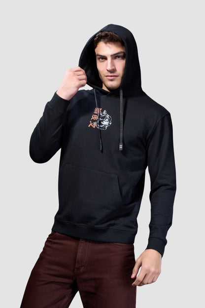 Black Whiskers - Full Sleeve Hoodie