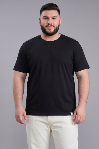 Black Cotton IQ Basics Plus Size