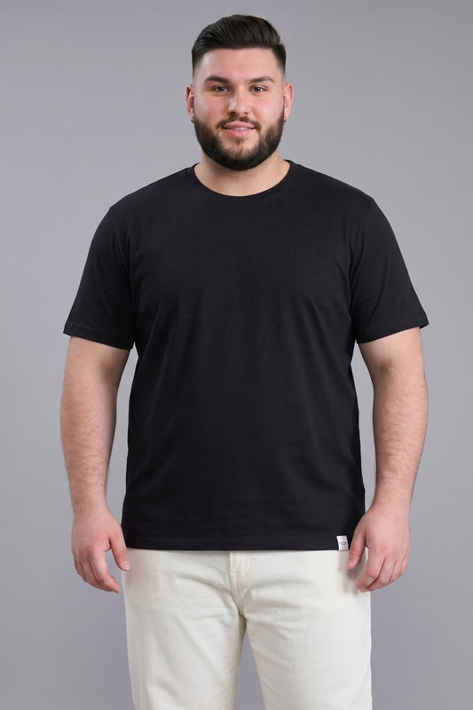Black Cotton IQ Basics Plus Size