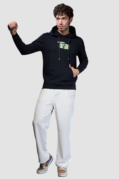 Black Nonebyte - Full Sleeve Hoodie