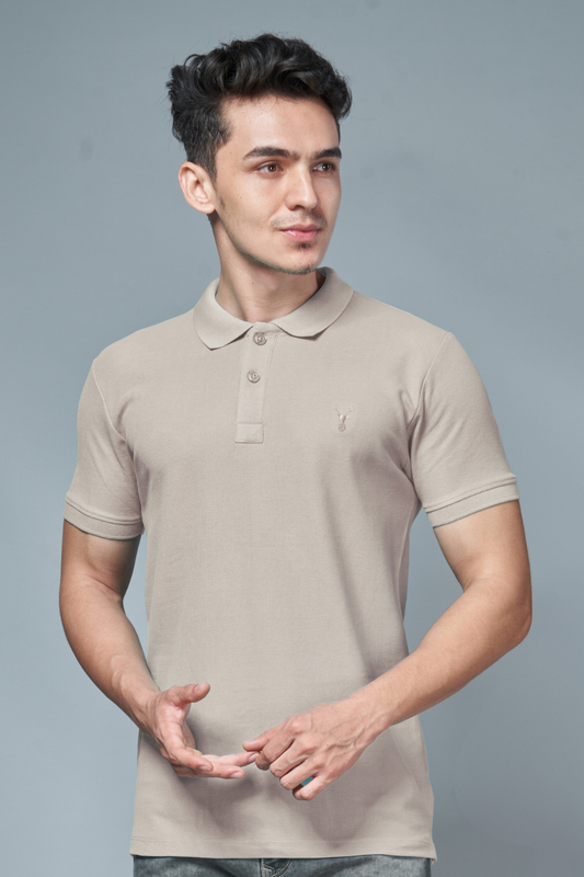 Shop Men's Polo Moon Light T-shirt-front Maxzone Clothing