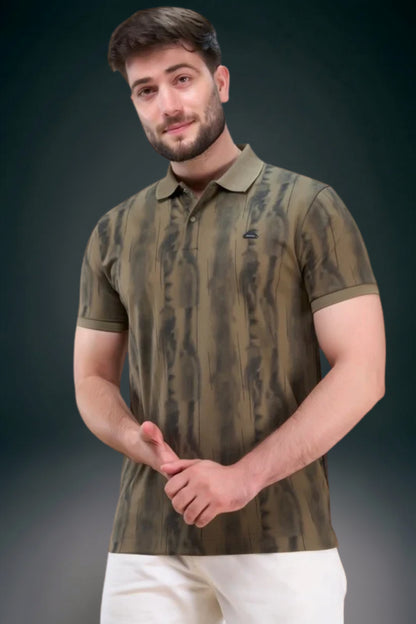Olive Grove - Aurelis Aop Polo T-shirt