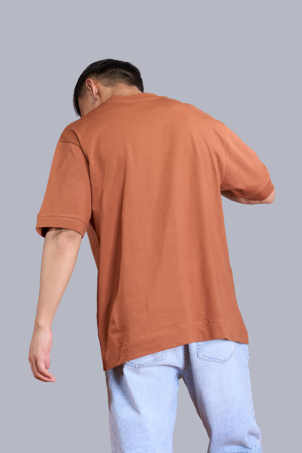 Russet - Oversized drop shoulder Oversized Maxzone Clothing   