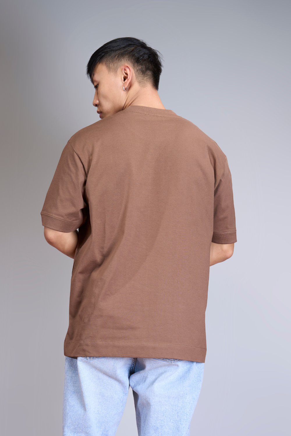 Dark Tan - Oversized drop shoulder Oversized Maxzone Clothing   