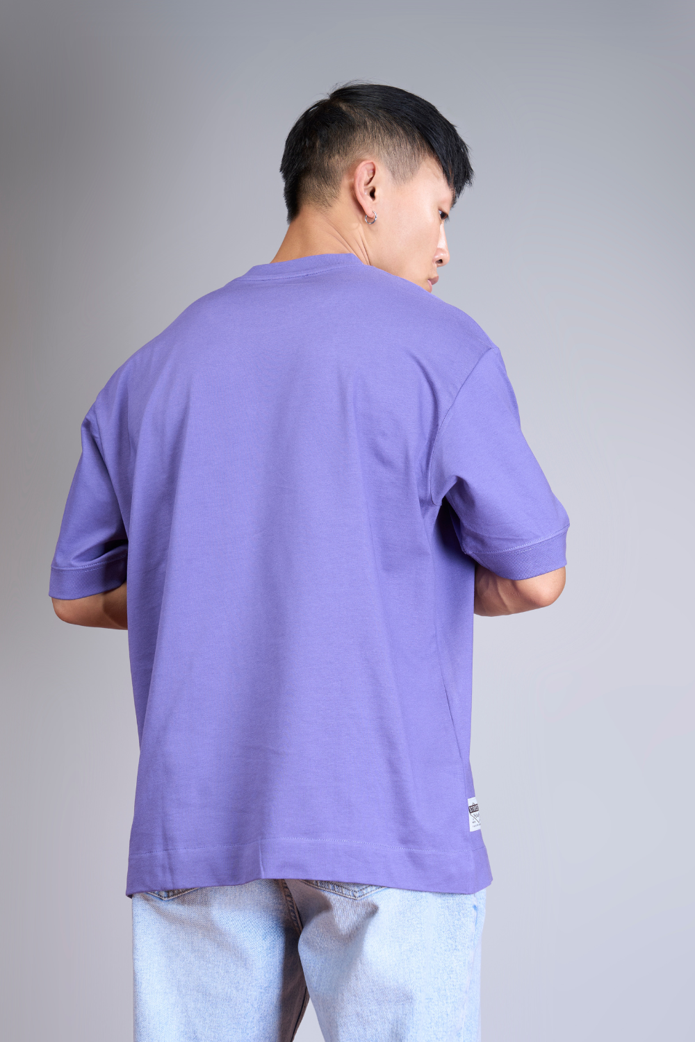 Rich Violet - Oversized drop shoulder Oversized Maxzone Clothing   