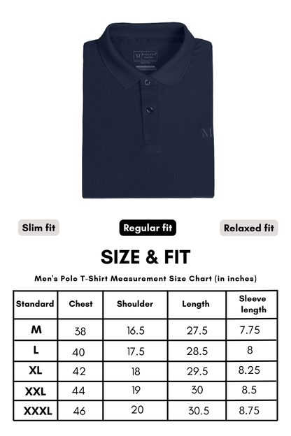 Smart tech polo - Teal Navy Polo T-SHIRT Maxzone Clothing