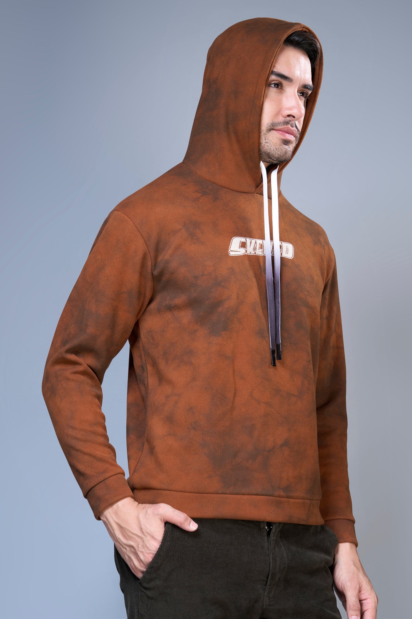 Brown - Smoky Hoodie Maxzone Clothing