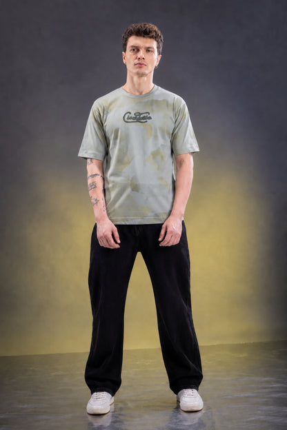 Light Grey - Hustle Oversize T-shirt