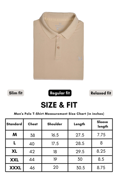 Smart tech polo - Bisque Maxzone Clothing