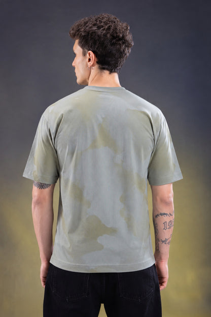 Light Grey - Hustle Oversize T-shirt