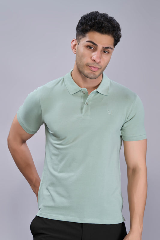 Mint - Cotton Pique Polo