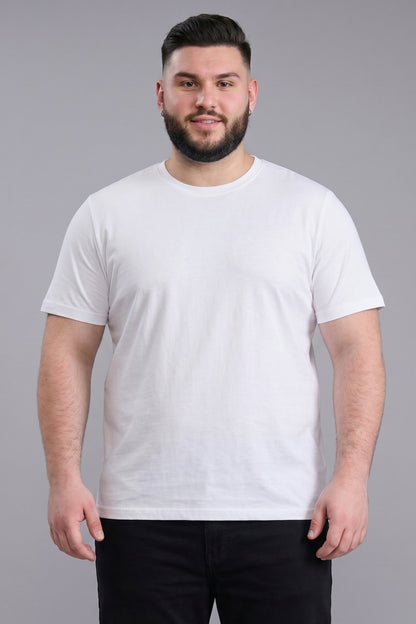 White Cotton IQ Basics Plus Size