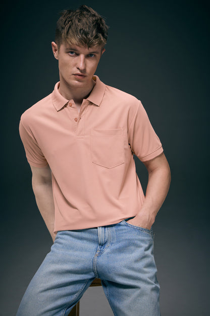 Mauve - Smart Tech Pocket Polo