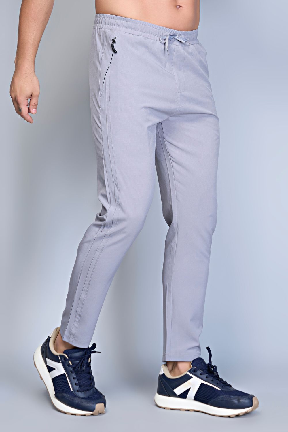 Drawstring German Grey 365 Track Pant  Maxzone Clothing   