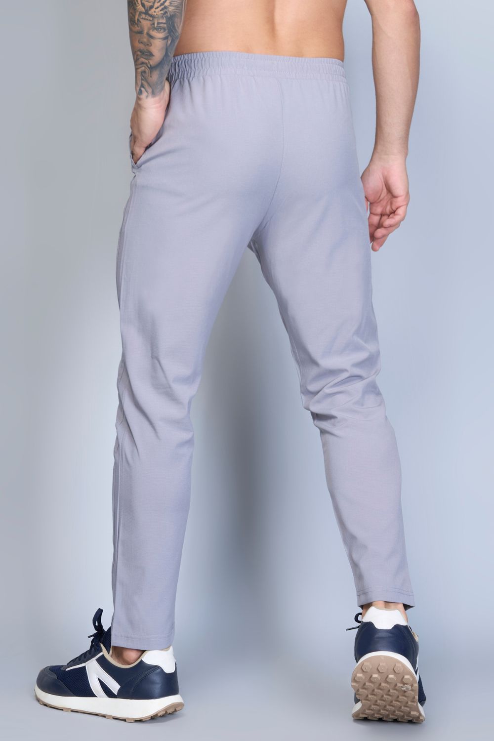 Drawstring German Grey 365 Track Pant  Maxzone Clothing   