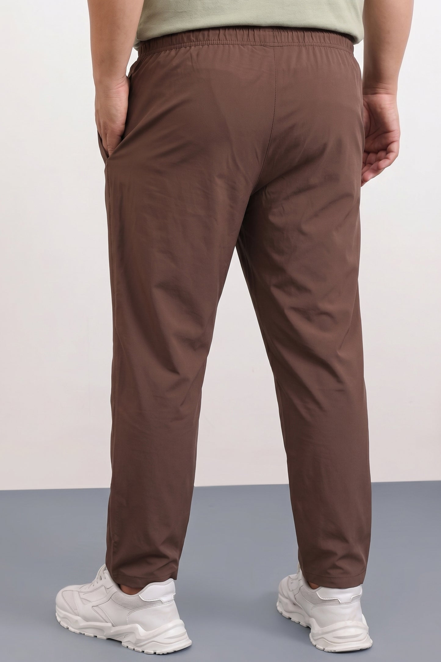 Leather Brown - Motion 365 Track Pant Plus Size