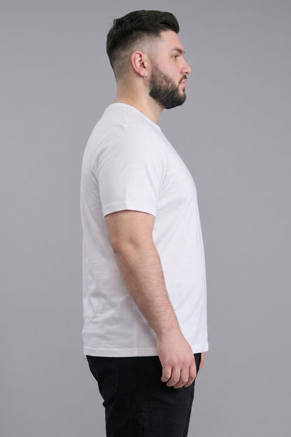 White Cotton IQ Basics Plus Size