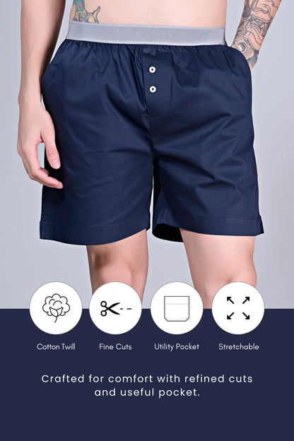 Teal Navy - Bare Comfort Boxer