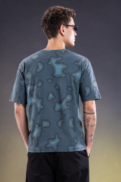 Cool Blue - Hustle Oversize T-shirt