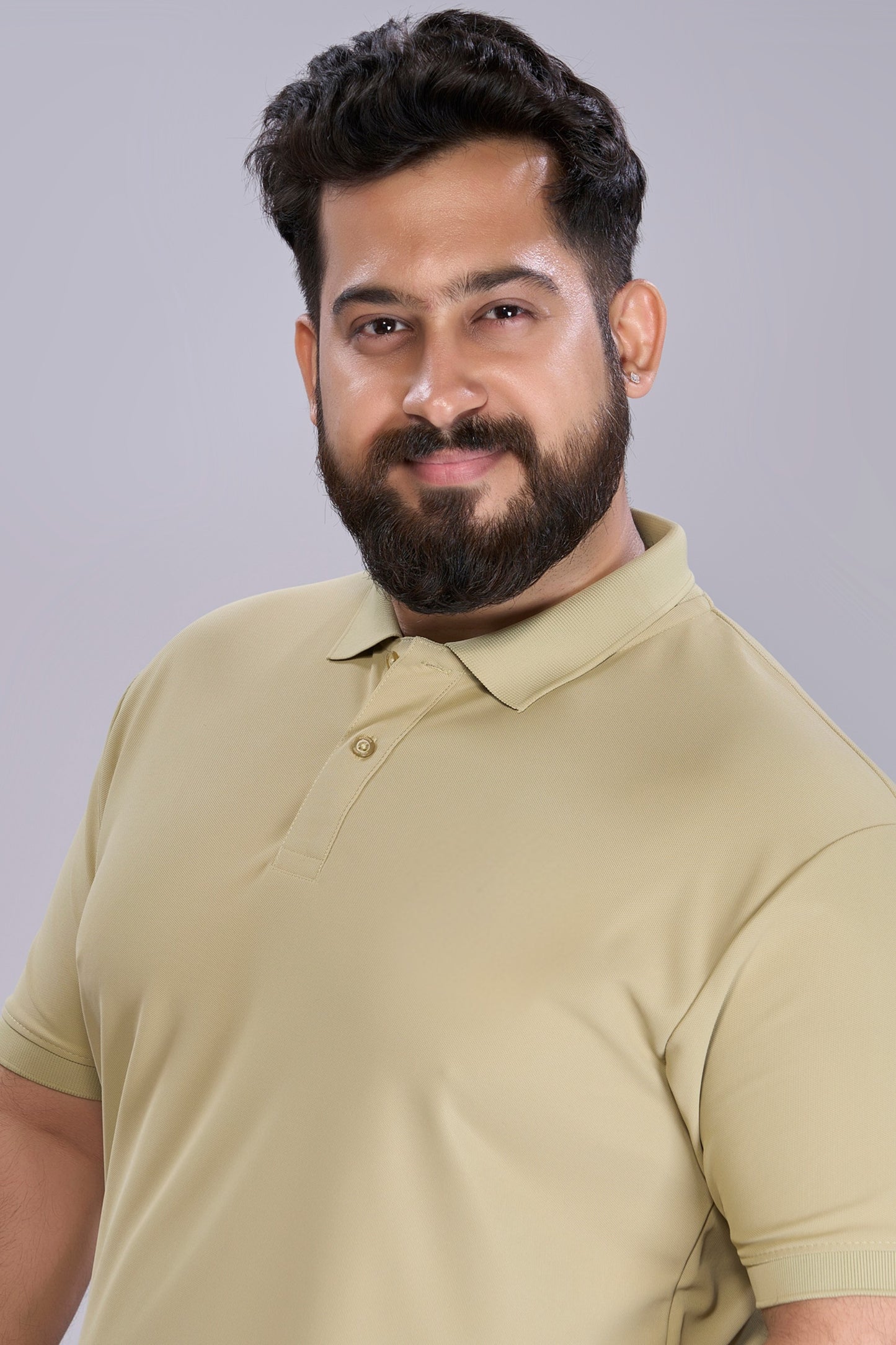 Sage Green - Smart Tech Polo Plus Size