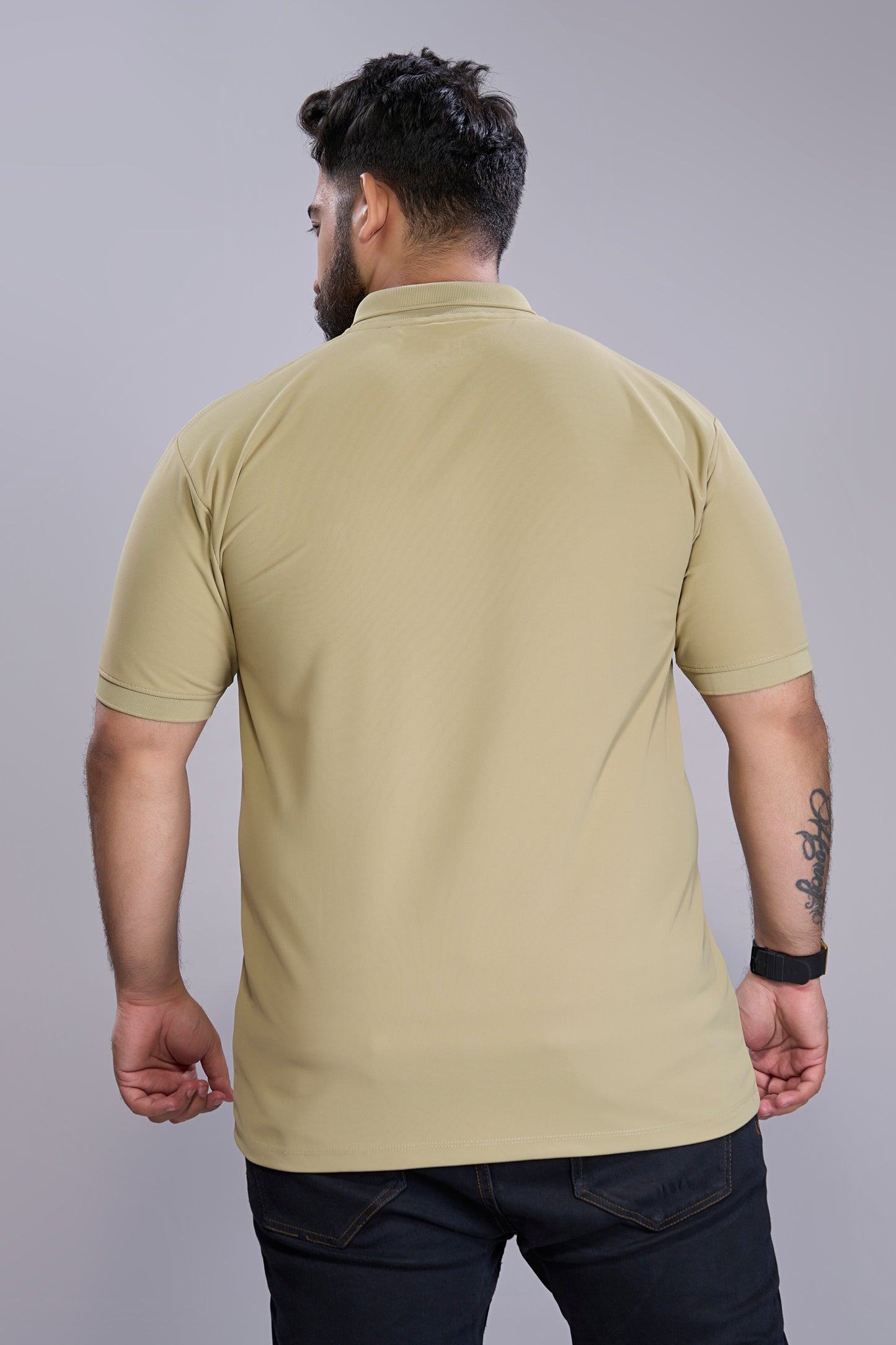 Sage Green - Smart Tech Polo Plus Size