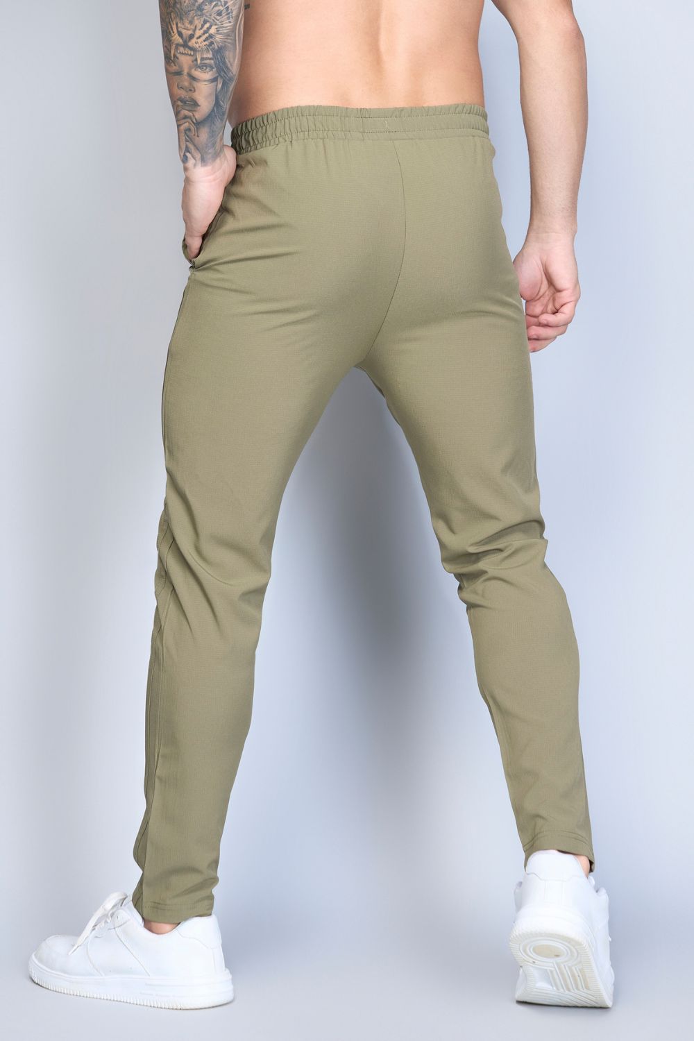 Drawstring Olive Green 365 Track Pant  Maxzone Clothing   