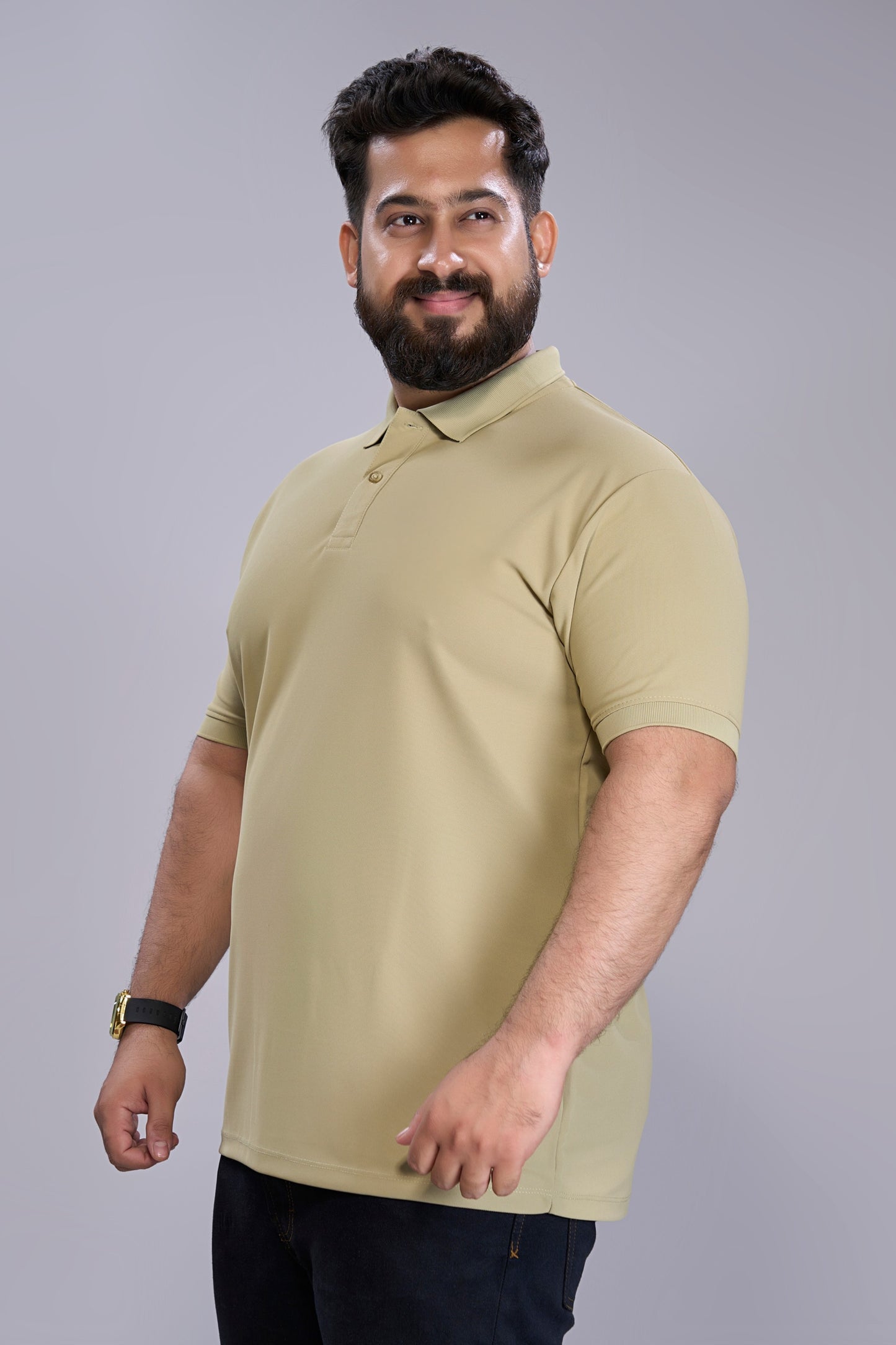 Sage Green - Smart Tech Polo Plus Size