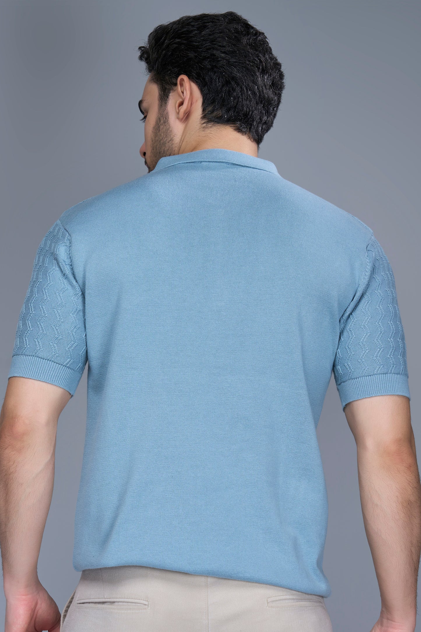 Sea Shell - Luxe Knitted Polo Maxzone Clothing