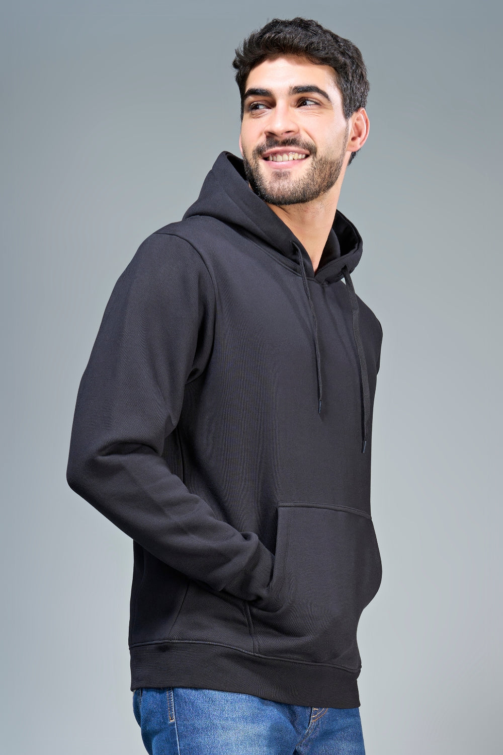 Black Hoodie Hoodies Maxzone Clothing   