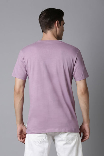 Purple Cotton IQ Basics T-SHIRT Maxzone Clothing