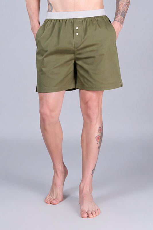 Olive Green - Bare Comfort Boxer