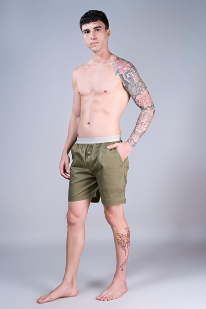 Olive Green - Bare Comfort Boxer