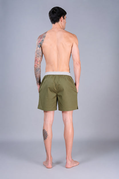 Olive Green - Bare Comfort Boxer