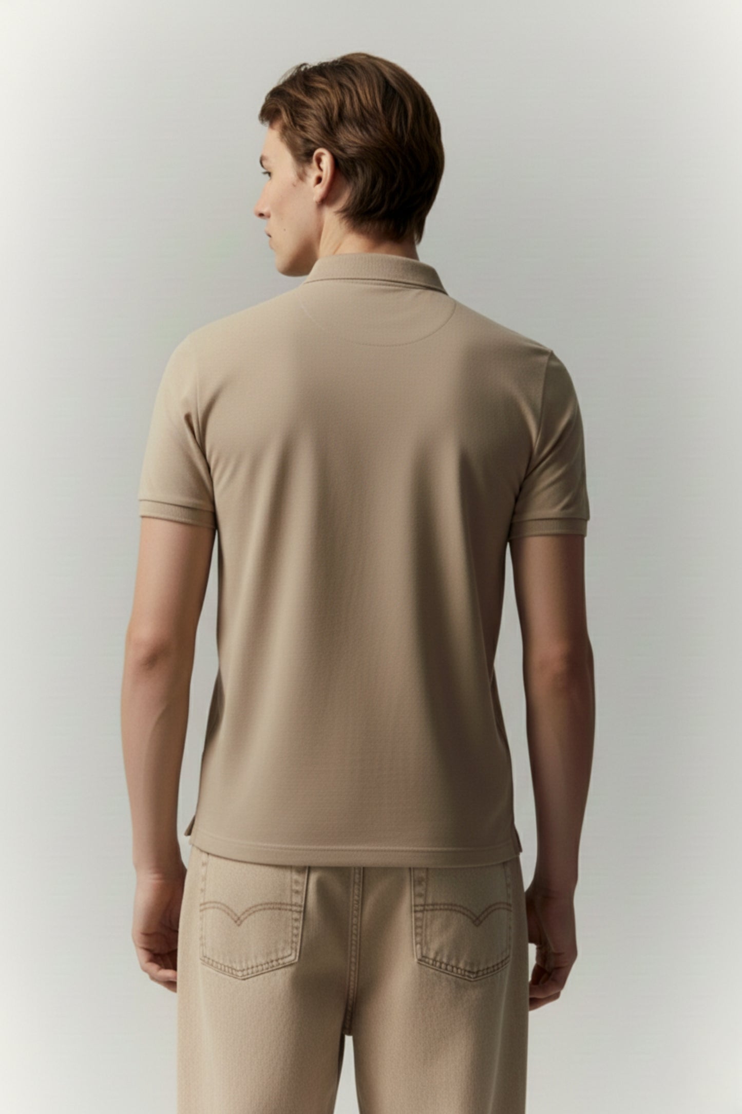 Beige Duracool Polo