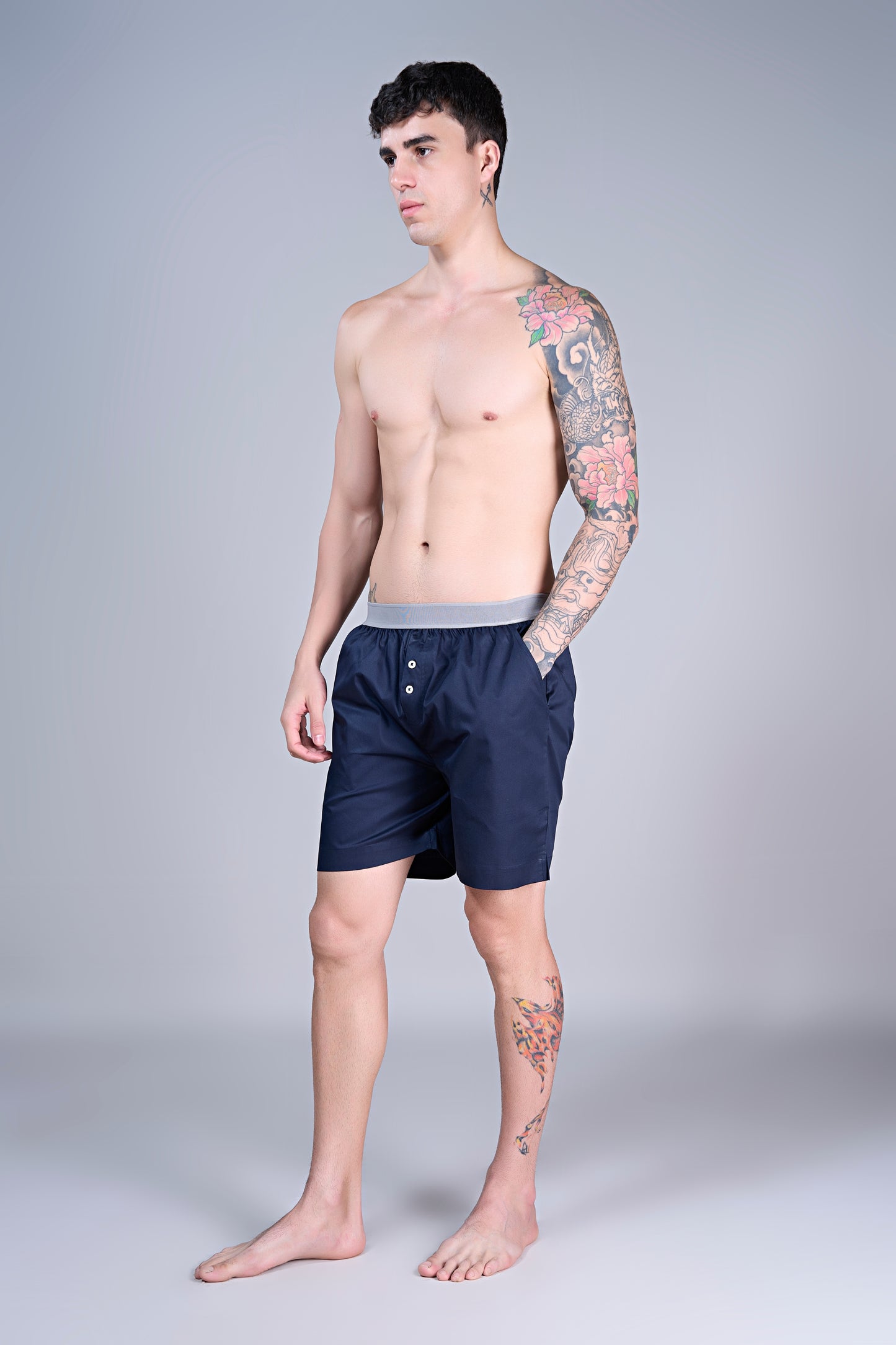 Teal Navy - Bare Comfort Boxer