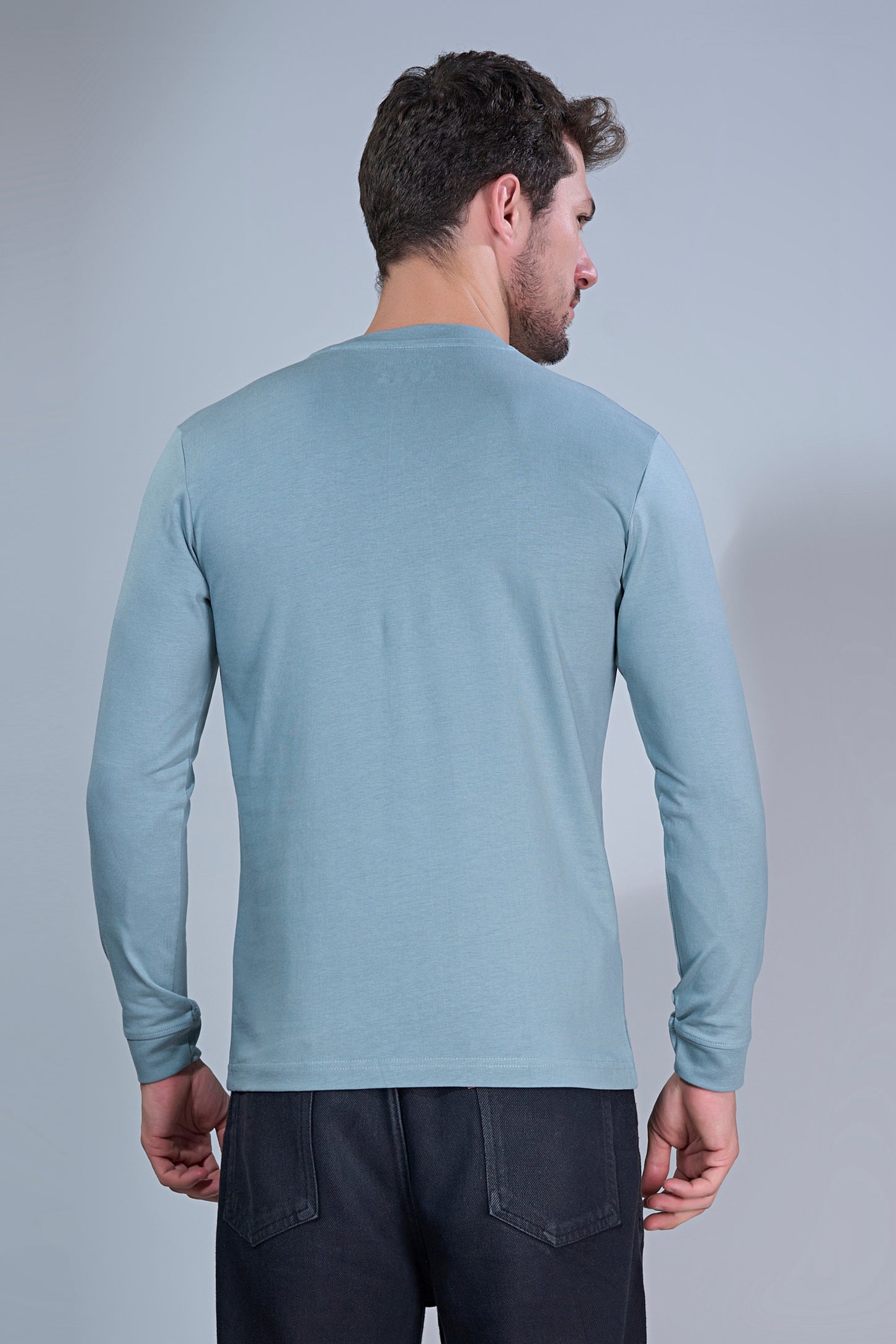 M. Blue Cotton IQ Full Sleeve
