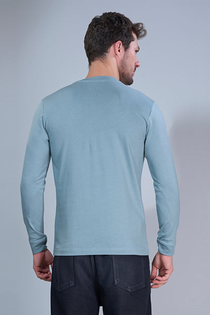 M. Blue Cotton IQ Full Sleeve