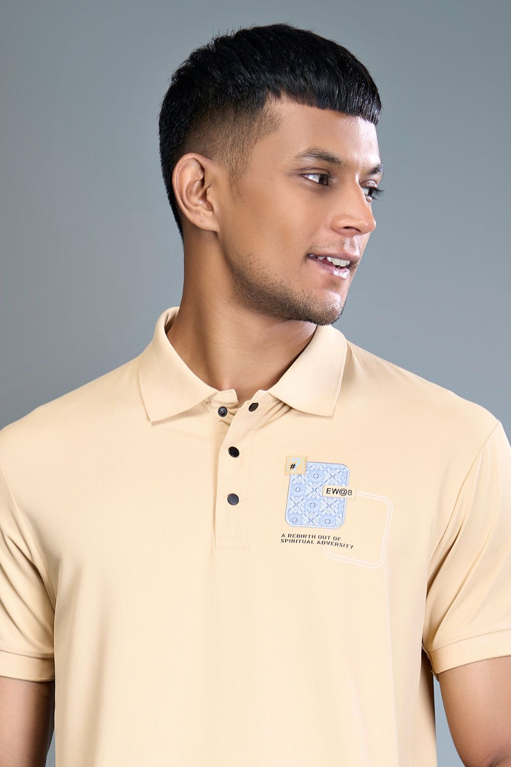 3 Buttons Polo Tshirt - Canary  Maxzone Clothing   