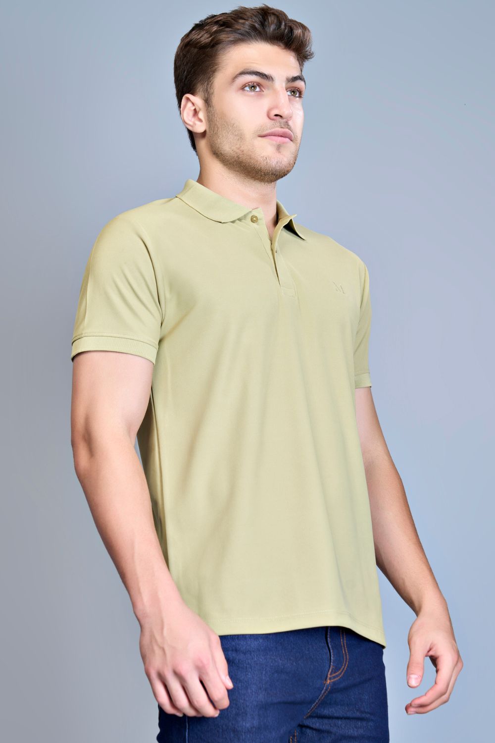 Smart tech polo - Sage Green  Maxzone Clothing   