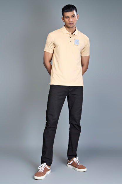 3 Buttons Polo Tshirt - Canary  Maxzone Clothing   