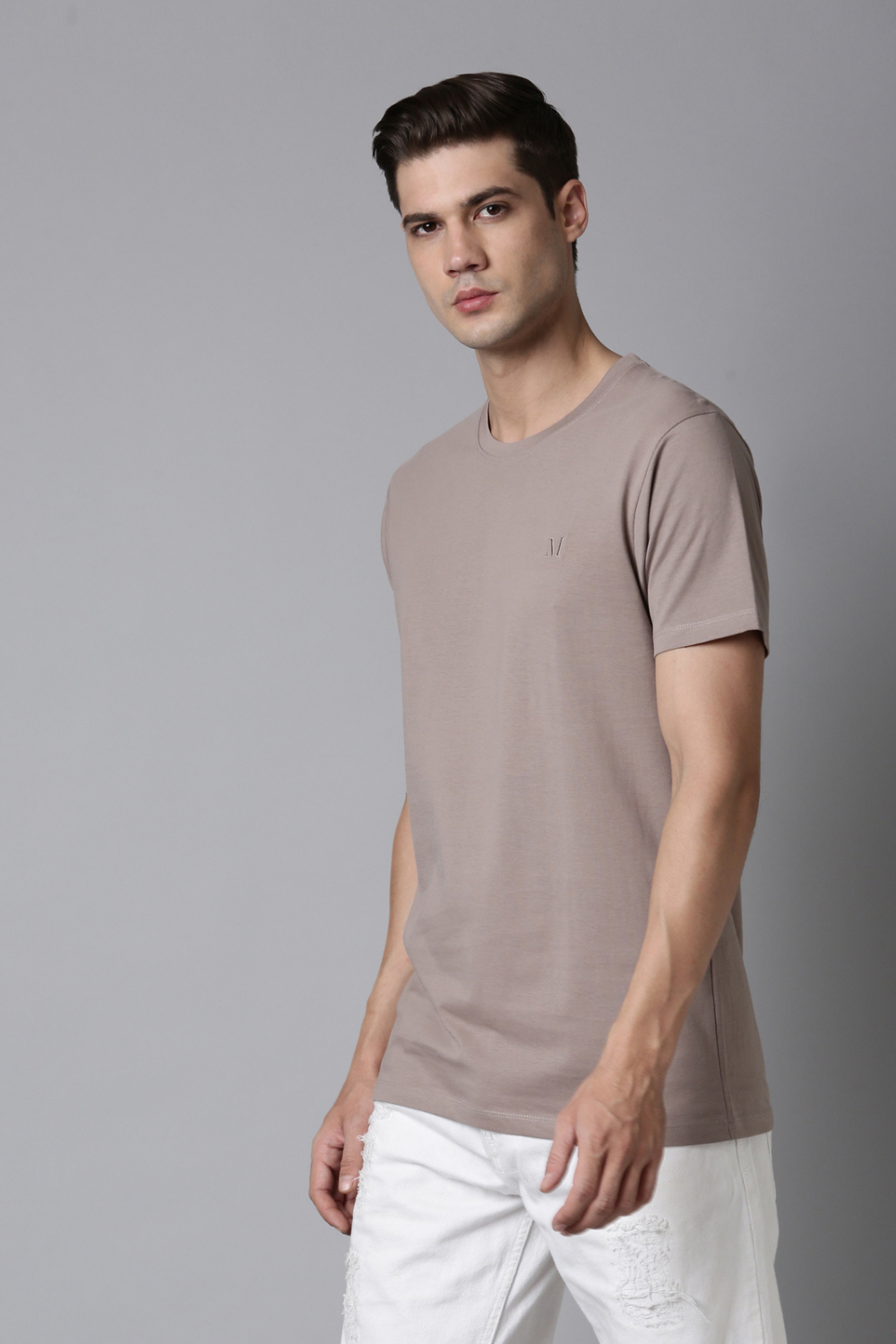 Coin grey - Solid t-shirt  Maxzone Clothing   