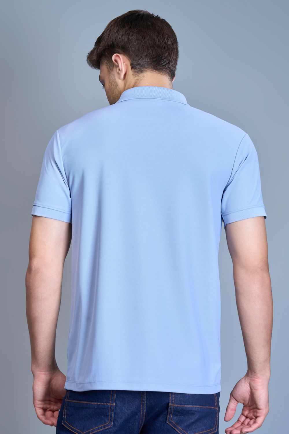 Smart tech polo - Ice Blue  Maxzone Clothing   