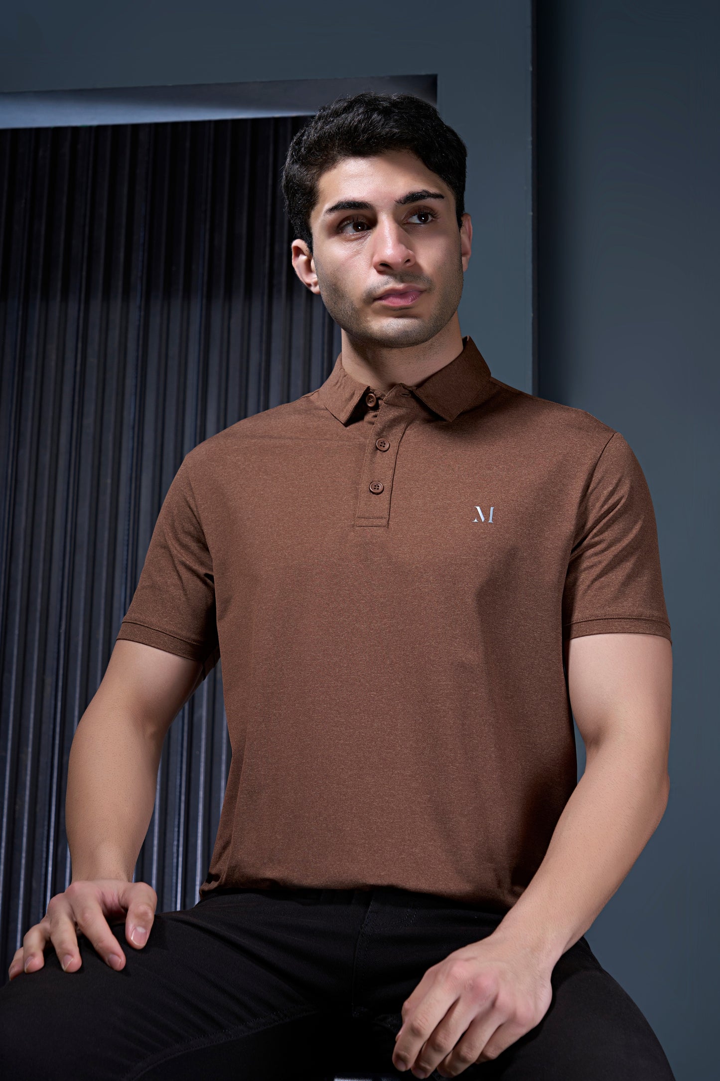 Brown Duracool Polo