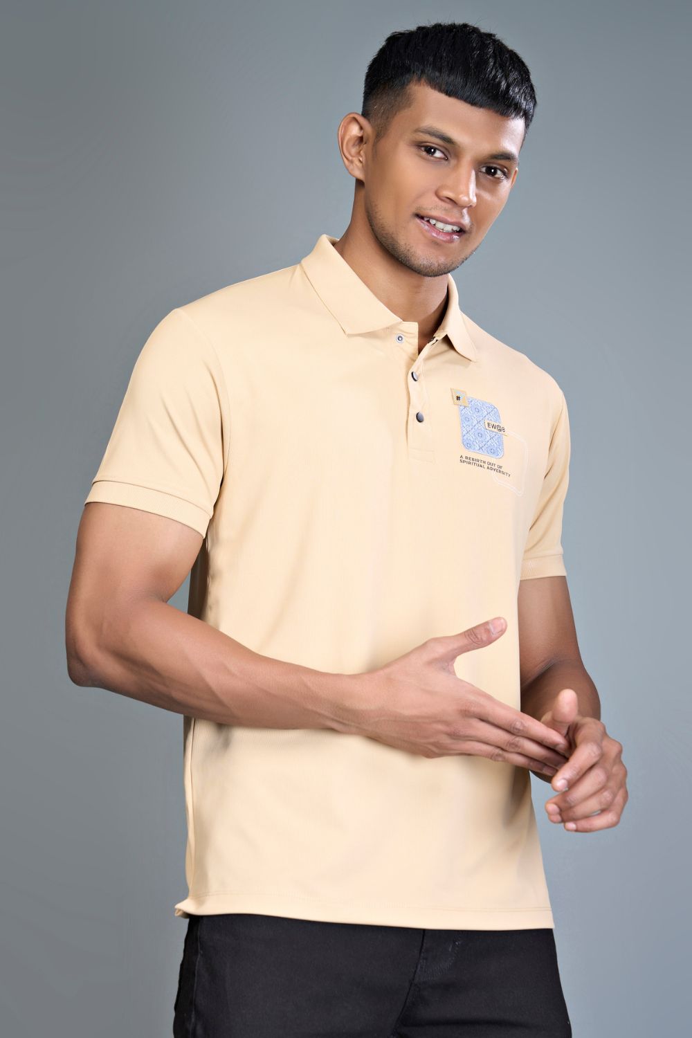 3 Buttons Polo Tshirt - Canary  Maxzone Clothing M  